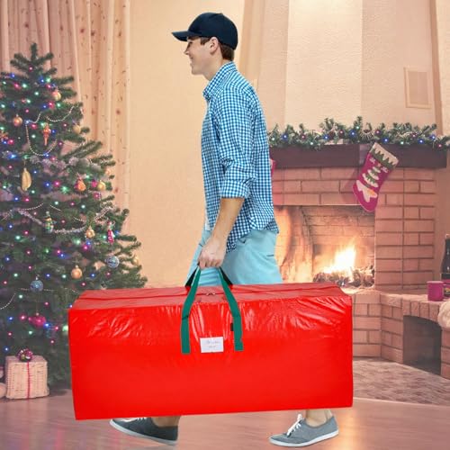 KRYSTY Christmas Tree Storage Bag for 7.5 Ft Trees - Waterproof & Durable