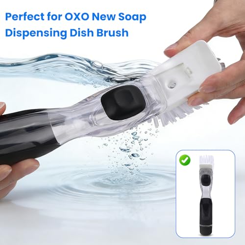 Replacement Brush Heads for OXO Soap Dispensing Dish Brush - 4 Pack