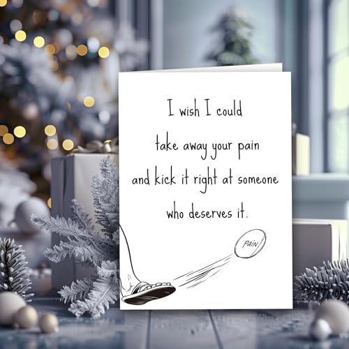 Get Well Cards - 2-Pack Encouragement Greeting Cards with Envelopes