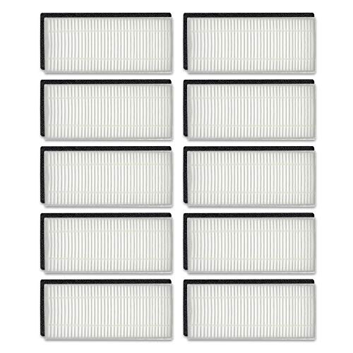 10-Pack HEPA Filters for Ecovacs Deebot N79S & Eufy RoboVac 11