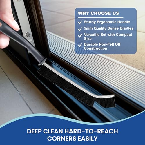 Multifunctional Crevice Cleaning Brush Set - 7 Pcs for Tight Spaces