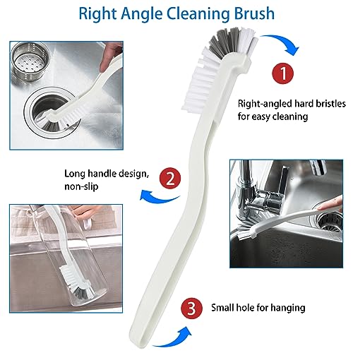 Runloon 6-Piece Multipurpose Household Cleaning Brush Set for Deep Scrubbing
