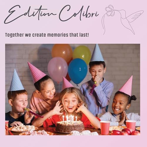 Colorful Horse Party Invitations - 10 Fill-in Cards for Kids