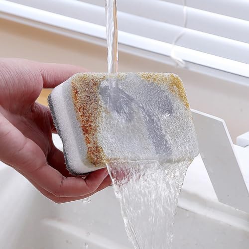 10 Pcs Non-Scratch Dishwashing Sponges for Kitchen Cleaning
