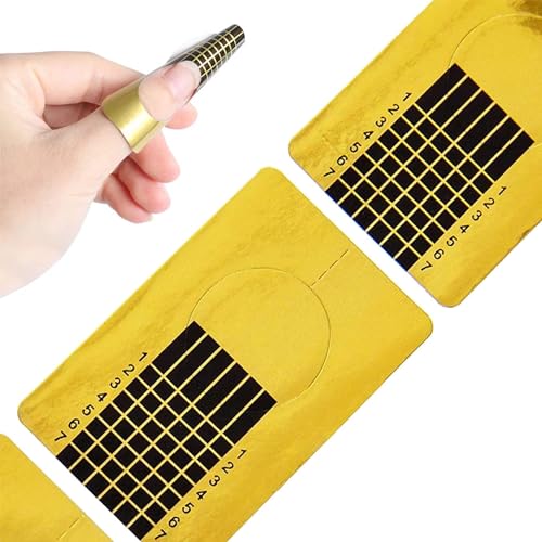 Yokilly Nail Forms for Acrylic Nails & Polygel Tips Guide - 100PCS