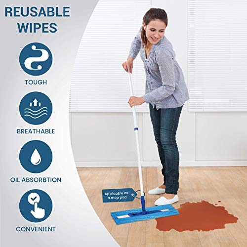 SCRUBIT Reusable Cleaning Wipes - Highly Absorbent Multi-Purpose Cloths, 24 Pack