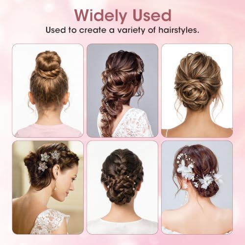 DySaLic 2.8 Inch U Shaped Heavy Duty Hair Pins 200 Pcs Black