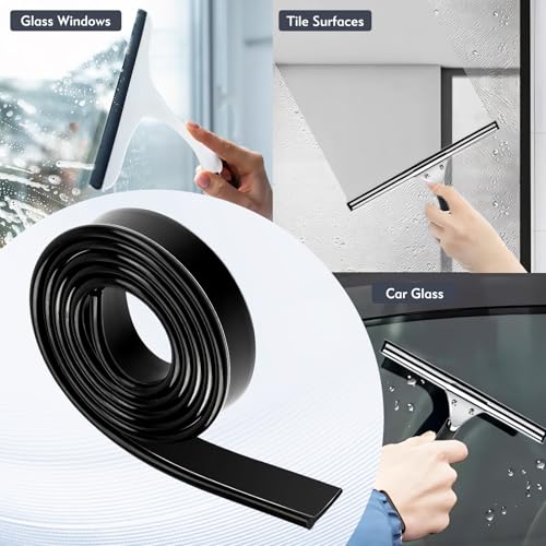 CdbC 41 Inch Squeegee Rubber Replacement Blade for Streak-Free Cleaning