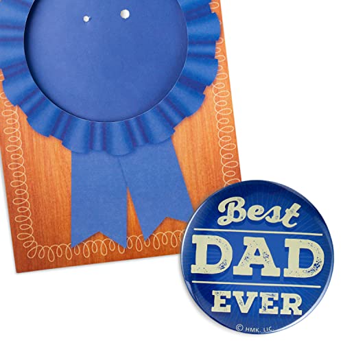 Hallmark Father's Day Card with Removable Badge - Best Dad Ever