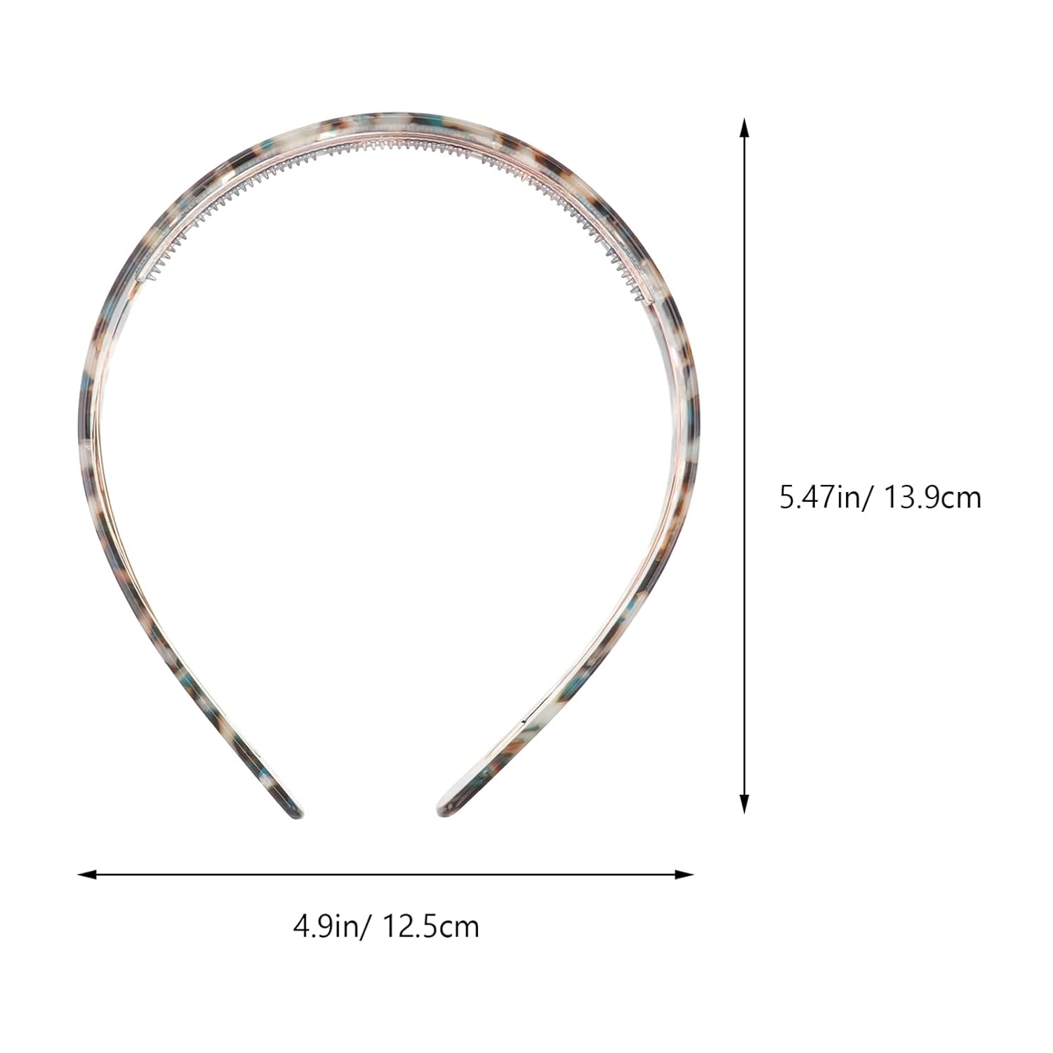 Uonlytech Non-Slip Hairband - Stylish Wide Plastic Face Washing Headband for Daily Wear | Green