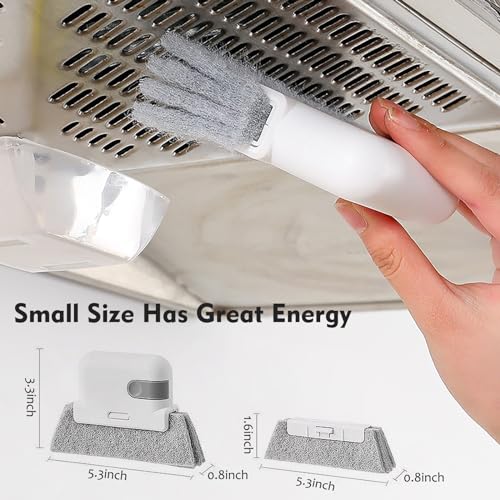 Koishu 3-in-1 Window Cleaning Brush Kit for Small Spaces