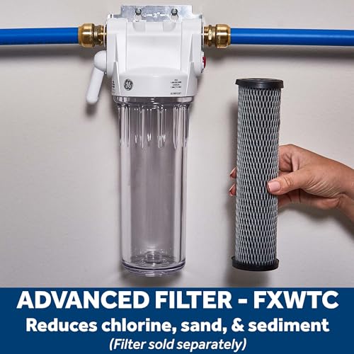 GE GXWH20T Whole House Water Filtration System with Installation Kit