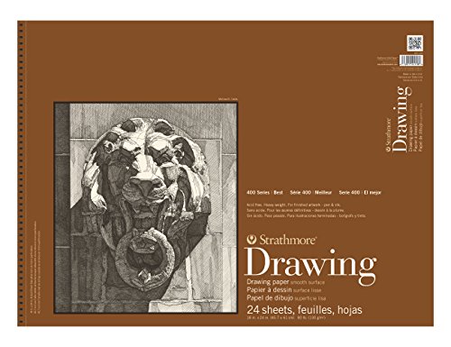 Strathmore 400 Series Drawing Pad, 18x24 Cream, 24 Sheets