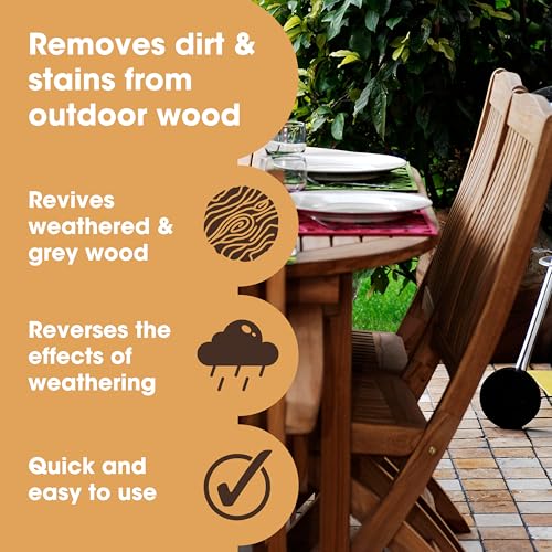 Furniture Clinic Teak Scrub for Outdoor Wood Cleaning