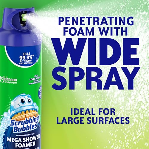 Scrubbing Bubbles Mega Bathroom and Shower Foamer - Rainshower Scent, 20oz