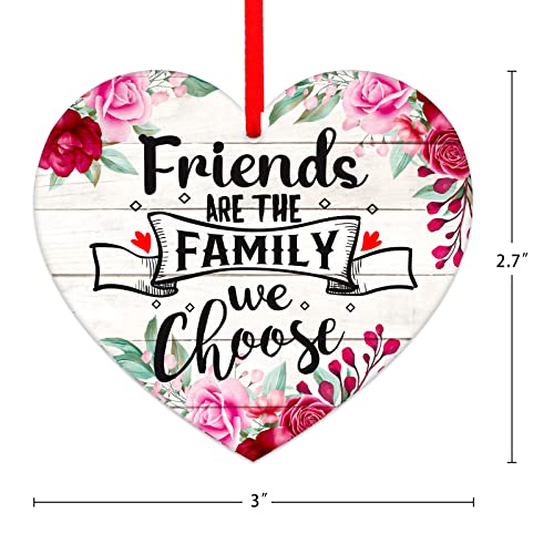 Friendship Christmas Ornament - 'Friends are Family' Gift