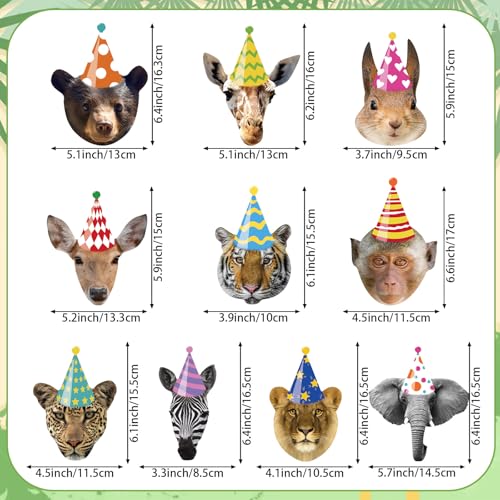 Jungle Safari Animals Birthday Banner - Kids Party Garland