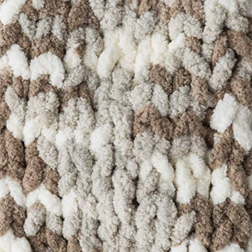 Bernat Baby Blanket Yarn - Super Bulky Chenille 3.5 oz - Little Sand Castles