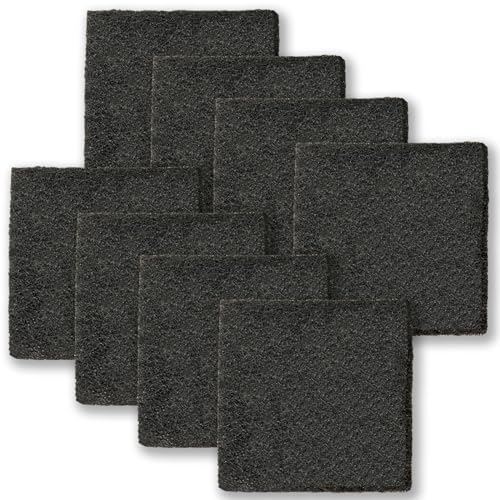 8 Pack Activated Carbon Trash Can Filters for EKO & Simpli-Magic Bins - Odor Control