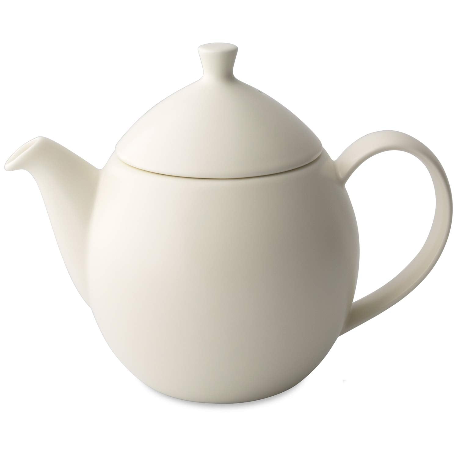 FORLIFE Dew Teapot with Basket Infuser, Natural Cotton, 32 oz/946ml