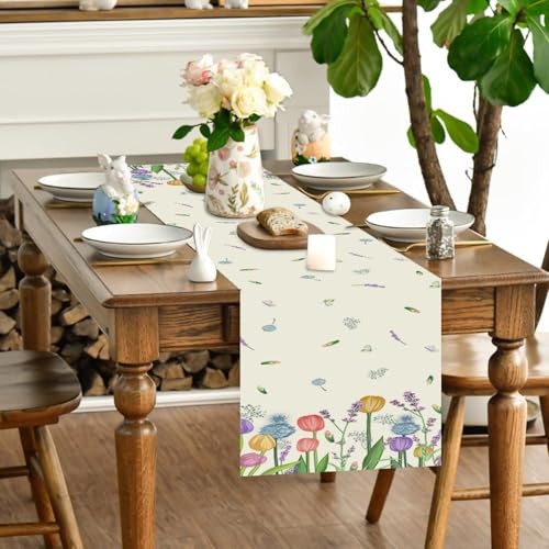 Lavender Tulip Table Runner 13x72 Inch for Home & Party Decor