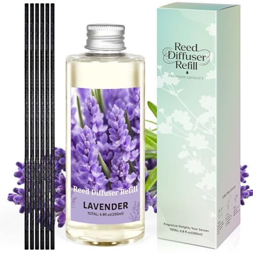 Lavender Reed Diffuser Oil Refill 200ML - Natural Scent for Home & Spa