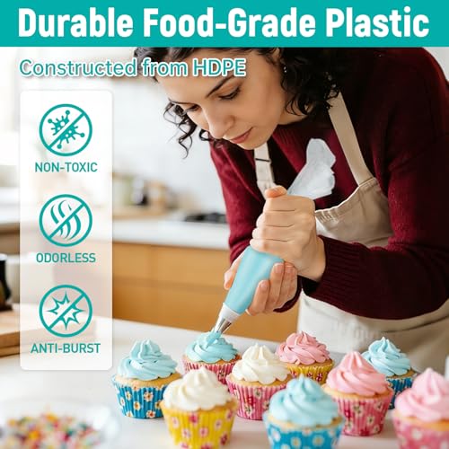 12 Inch Disposable Piping Bags - 100PCS Anti Burst Cream Bags
