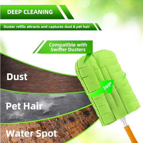 Reusable Duster Refills Compatible with Swiffer - 4 Pack