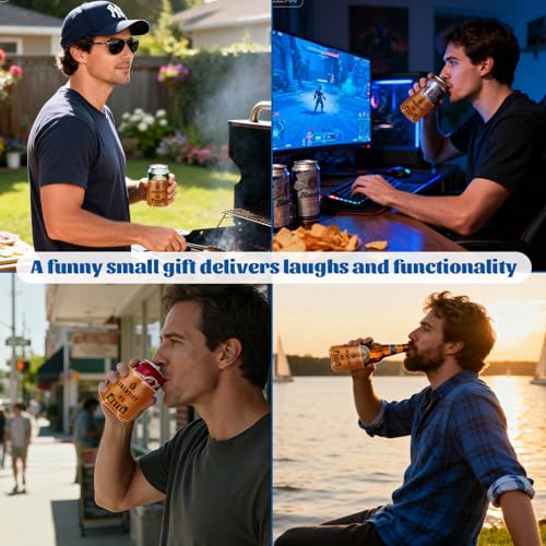 Funny Can Cooler for Men | Fun Gifts for Dad, Husband, Grandpa
