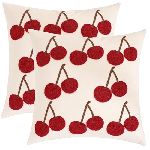 LUOYEHK Christmas Velvet Pillow Covers 18x18 Set of 2