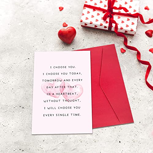 I Choose You Card for Couples - Cute Valentine's Day Gift