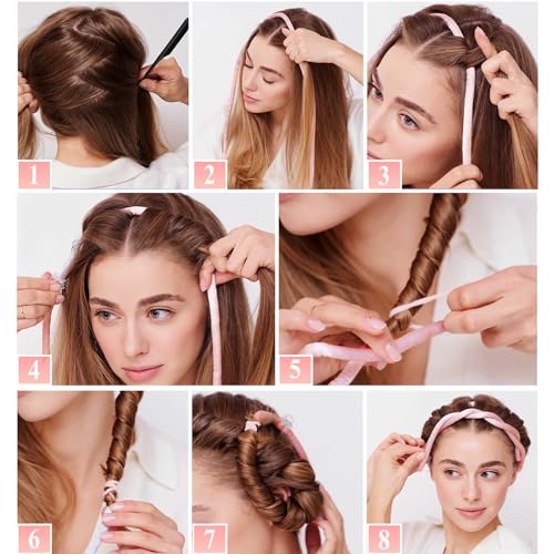 Heatless Hair Curler Kit for Overnight Waves and Curls