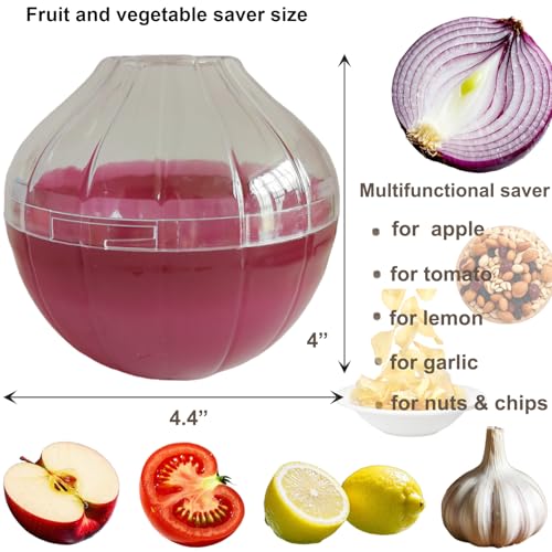 Dokpod Reusable Onion & Tomato Fridge Storage Container with Airtight Lid