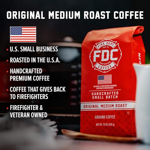 Fire Department Coffee Original Medium Roast Ground Coffee - 12 oz