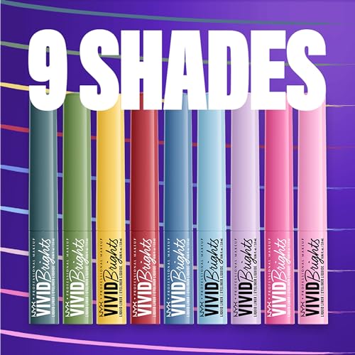 NYX Professional Makeup Vivid Brights Liquid Eyeliner - Sneaky Pink