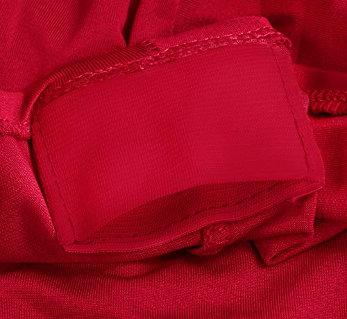 Utopia Kitchen 6ft Spandex Rectangular Table Cloth - Red Stretch Cover