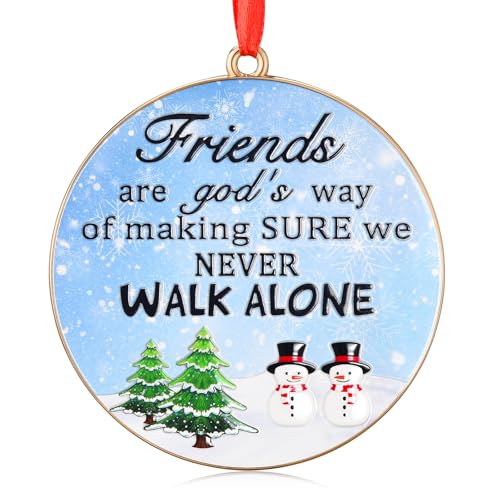 Friends Christmas Ornament 2026 - Meaningful Friendship Gift for Women - Variation of Friends
