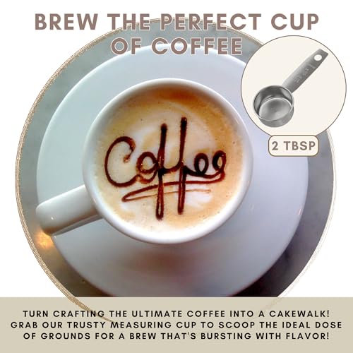 1/8 Cup Stainless Steel Measuring Cup - 30 ml Coffee Scoop