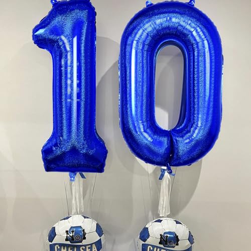 40-Inch Navy Blue Number 8 Balloon - Foil Mylar for Parties