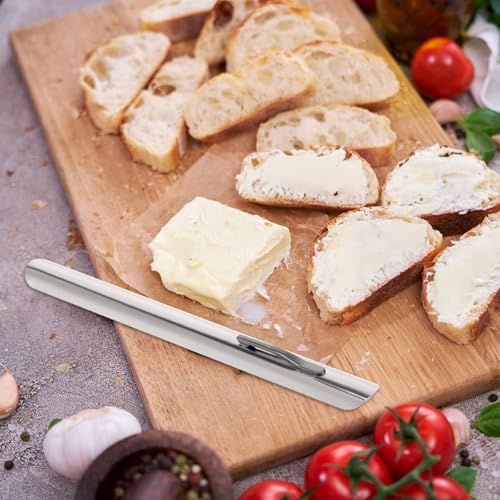 2-Pack Table Crumb Sweepers for Servers - Silver Crumb Scraper