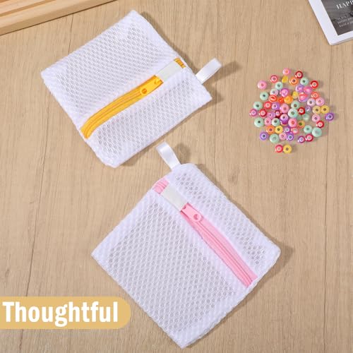 4-Pack Laundry Pod Anti-Sticking Bags for Delicates - Mesh Wash Bags