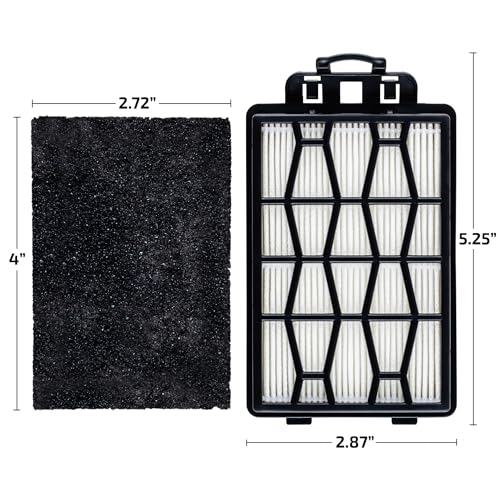 OVENTE HEPA Filter Replacement for ST1600B Vacuum Cleaner