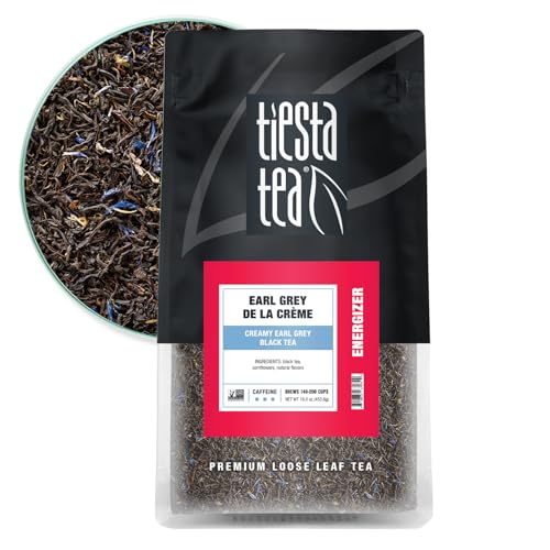 Tiesta Tea Creamy Earl Grey Black Tea - 16oz Loose Leaf Pouch