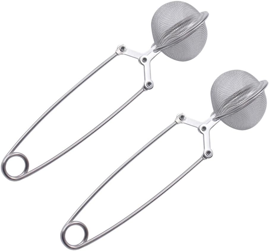 Zerodeko Stainless Steel Flour Spreader - 2-Pack Fine Mesh Strainers for Baking | 6.57 Inch Handheld Sifters