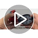 E ECSEM Mini Red Portable Handheld Dust Vacuum Cleaner
