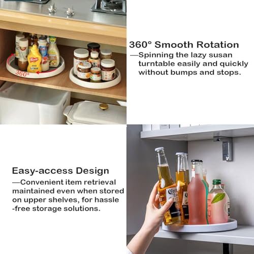 10-Inch Lazy Susan Turntable - Non-Skid Kitchen Organizer