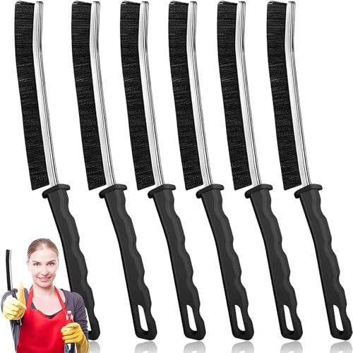 TURUM 6-Pack Crevice Cleaning Brush Set for Deep Scrubbing