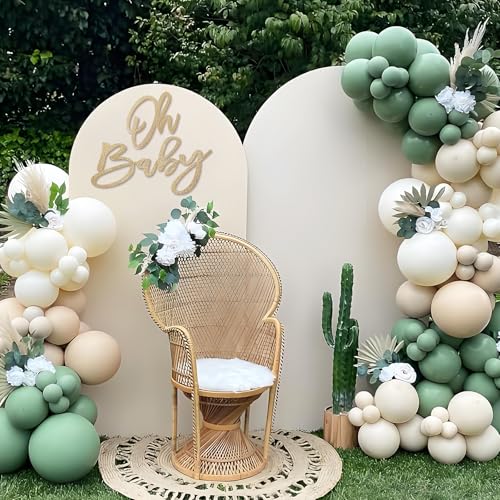 Oh Baby Felt Sign for Backdrop - Champagne Gold Party Decorations