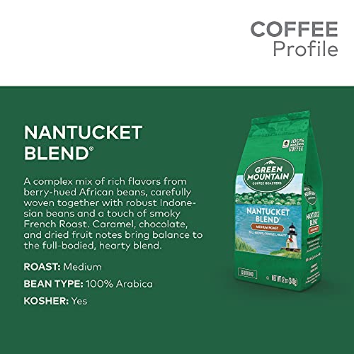 Green Mountain Coffee Roasters Nantucket Blend 12oz - Medium Roast Ground Coffee