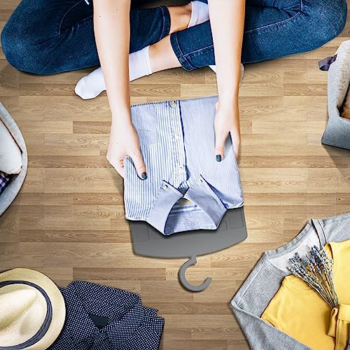BoxLegend Shirt Folding Board - Small Gray Laundry Folder with Hanging Hook